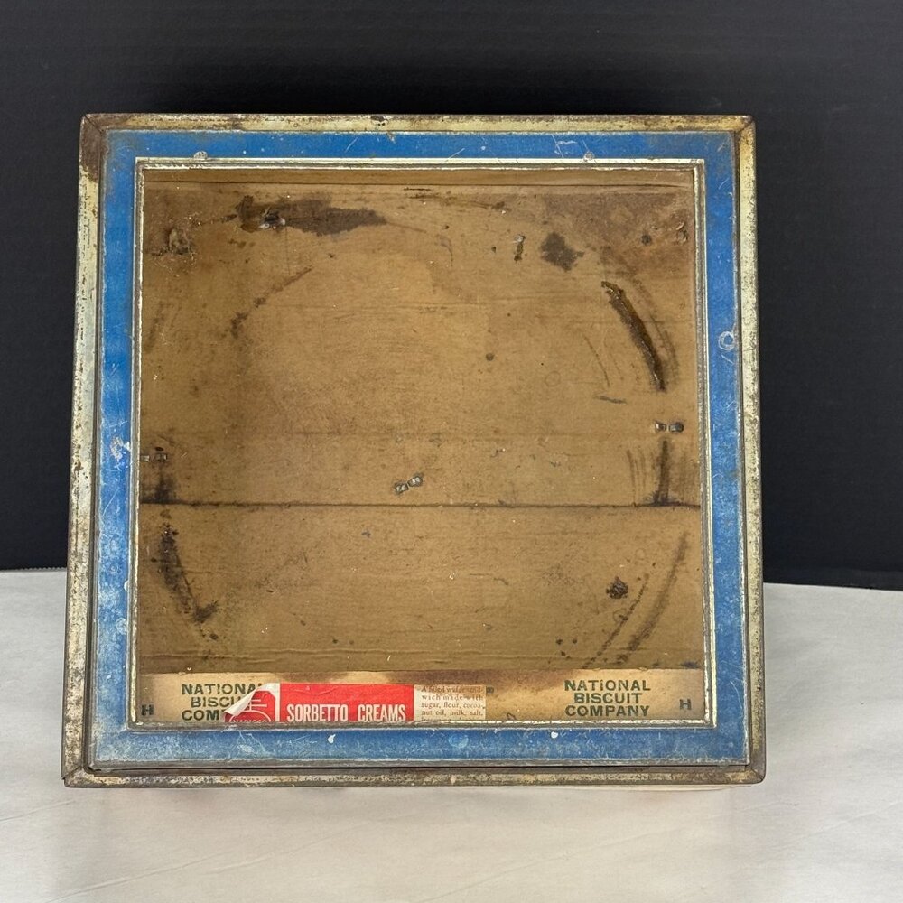 Vintage National Biscuit Company Nabisco Display Box With Glass Lid - Picture 2 of 16